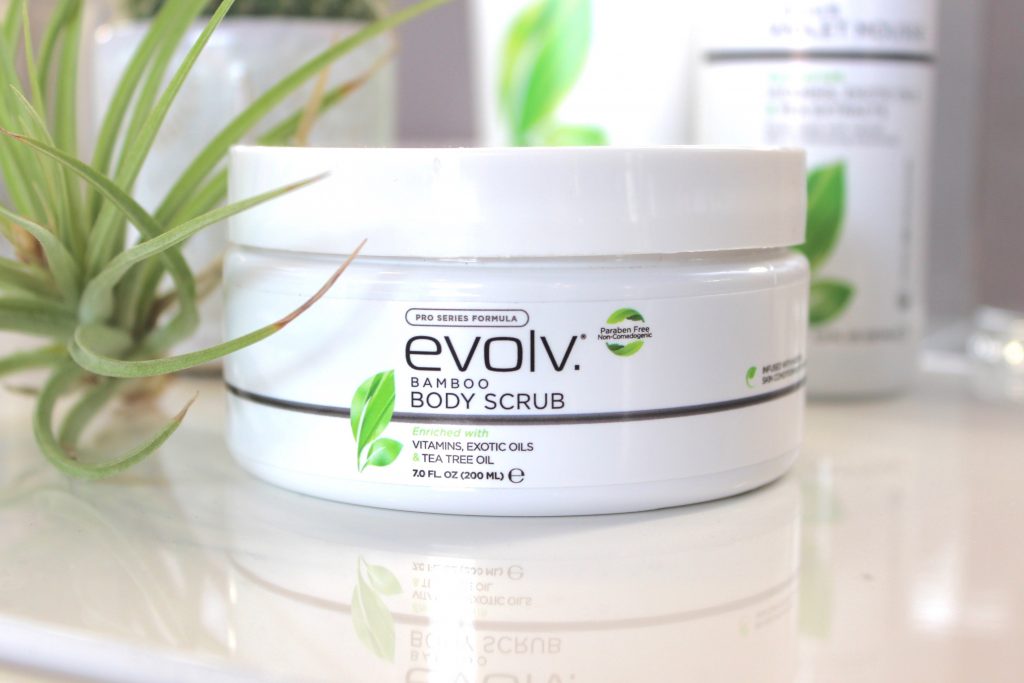 Evolv Bamboo Body Scrub